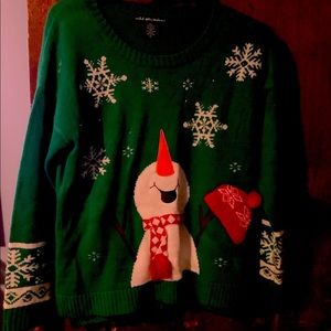 Christmas sweater with lights